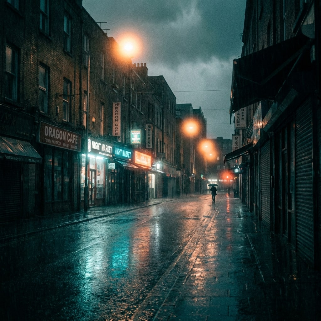 Sample look approximating the CineStill 800T recipe on a Fujifilm body